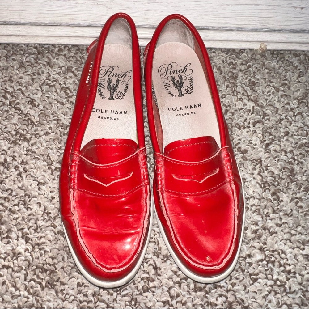 Cole Haan Women's Bright Red Flats